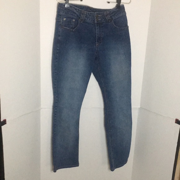 DUPLEX JEANS BY TYTE SIZE 8 BOOT CUT SLIGHT FLARE AT ANKLE - Picture 1 of 4